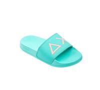 SUN68 Damen Slippers Logo Sandal, Acqua, 39 EU