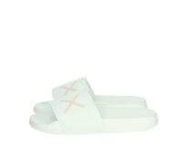 SUN68 Damen Slippers Logo Sandal, Bianco, 38 EU