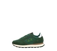 SUN68 Z44201 Sneakers mit Schnürung aus Stoff/Wildleder für Damen, dunkelgrün, 38 EU