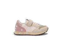 SUN68 Girl's Ally Vintage Sneaker aus Wildleder und Nylon Z36407K, Weiß, 32 EU