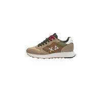 SUN68 Herren Jaki Bicolor Sneaker, Dunkelbeige, 42 EU