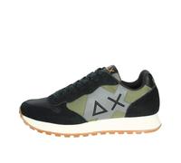 SUN68 Herren Jaki Bicolor Sneaker, Schwarz Grün Grau, 41 EU