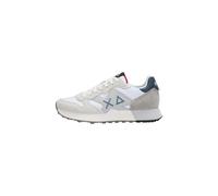 SUN68 Herren Schuhe Jaki 2.0 Solid Code Z36115-01 Weiß, Weiß Grau Blau, 46 EU