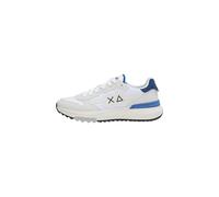 SUN68 Herren Schuhe Niki 2.0 Solid Code Z36121-01 Weiß, weiß blau, 44 EU