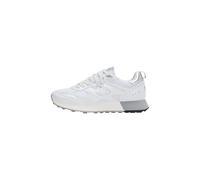 SUN68 Jaki 2.0 Silver Mesh Casual Herren Sneaker Z36119, Weiß, 47 EU