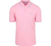 Sun68 Poloshirt Small Stripe Collar Hellrosa - Größe L Pink L