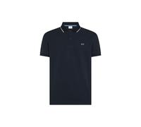 SUN68 Poloshirt Small Stripe Collar Navy - Grösse XL - Herren - Modern Fit - Baumwolle -