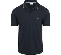 Sun68 Poloshirt Small Stripe Collar Navy - Größe XXL Dunkelblau XXL