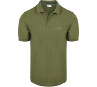 Sun68 Poloshirt Small Stripe Collar Olivgrün - Größe XXL Dunkelgrün XXL