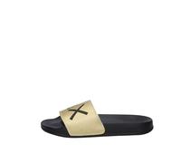 SUN68 Slippers Logo Turnschuhe Unisex - Erwachsene, gold, 46 EU