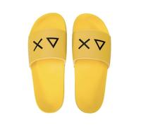 SUN68 Slippers Logo X36110-23, Men slides, Yellow, 44 EU