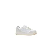 SUN68 Sneaker Basketball Love Lady aus Leder Silber Damen, silber / schwarz, 41 EU