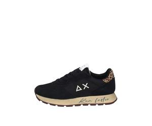 SUN68 Sneaker Running Ally Vintage in Suede/Nylon Nero Donna D25SU20 Z44207 36