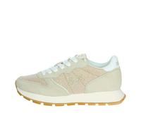 SUN68 Z35203 Sneaker mit Schnürung aus Stoff/Wildleder für Damen, gold, 39 EU