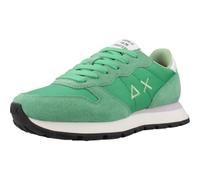 SUN68 Unisex Ally SOLID Nylon Sneaker, Verde Prato, 37 EU