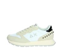 SUN68 Unisex Ally Studs Sneaker, Bianco, 37 EU