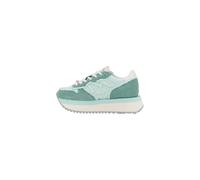 SUN68 Unisex Big STARGIRL Canvas Sneaker, Acqua, 37 EU