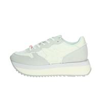 SUN68 Unisex Big STARGIRL Canvas Sneaker, Bianco Panna, 42 EU