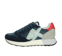 SUN68 Unisex Jaki 2.0 SOLID Sneaker, Navy Blue, 42 EU