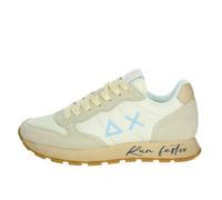 SUN68 Unisex Tom Vintage Sneaker, Bianco Panna, 46 EU