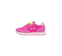 SUN68 Z36201 Ally Solid Fuchia Sportschuhe für Damen aus Wildleder und Stoff mit Keilabsatz mittel, fuchsia, 40 EU