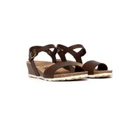 Sunbay Leder-Keilsandaletten "Esperance" in Dunkelbraun - Größe 39 | Damen Sandalen