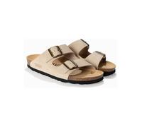Sunbay Leder-Pantoletten "Trefle" in Beige - Größe 37 | Damen Pantoletten