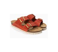 Sunbay Leder-Pantoletten "Trefle" in Rot - 65% | Größe 37 | Damen Pantoletten