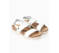 Sunbay Leder-Sandalen "Kalmie" in Weiß - 54% | Größe 40 | Damen Sandalen
