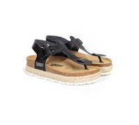 Sunbay Leder-Zehentrenner "Yarrow" in Schwarz - Größe 37 | Damen Sandalen