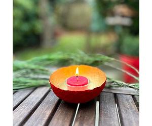 SUNDARA Schmuck- / Dekoschälchen - Fair Trade Rot