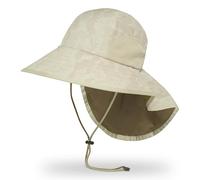 Sunday Afternoons Abenteuerhut - Sonnenhut für Herren und Damen, mit Nackenklappe, UPF 50+, UV-Schutz, Wandern, Angeln, breite Krempe, cremefarbenes Gelände, L/XL