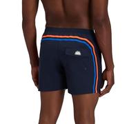 SUNDEK Herren-Badehose, Stretch-Stoff, elastischer Bund, 38,1 cm, Länge 16,5 cm Schrittlänge, 32201 - Dark Navy 01, L
