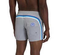 Sundek Herren Badeshorts Mann Badanzug Kurz Mit Elastischem Bund Iconic Taffeta Silber M