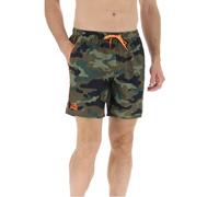Sundek Uomo Costume Short M420BDP0153 50153 Deep Forest Arancio Fluo M/Camouflage arancio fluo
