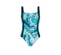 Sunflair Badeanzug Einteiler mit Schalen verstellbare Träger blau hoher Rückenausschnitt