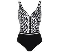 Sunflair Badeanzug mit Softcups und geraden Rücken schwarz/weiß 44 B