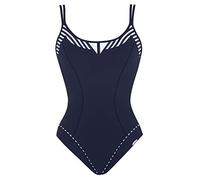 Sunflair Badeanzug tiefer Rücken großer Cup mit Doppelträger figurfreundlich Petticoat Strandmode