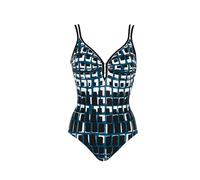 SUNFLAIR - Damen Badeanzug blackwhite B-Cup BLACK/WHITE, DE 38 (S)