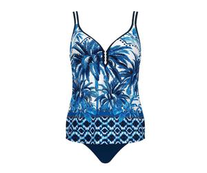 SUNFLAIR - Damen Tankini blau D-Cup MITTELBLAU - Gr. - XL