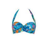 Sunflair Mix and Match Bikini Top Multicolor Bandeau Neckholder Oberteil mit Softschalen Bügel verstellbare Träger