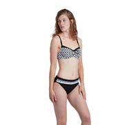 Sunflair Mix&Match Bikini Top Cut-Out Print Schwarz-Weiß mit Cups Bügel verstellbare Träger