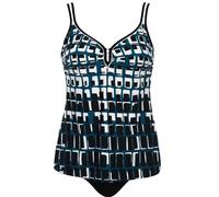 Sunflair Tankini mit Softcups und Multifunktionsträger schwarz-weiß 48 C