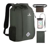 Sunnylon Dry Bag Rucksack,20L IPX8 Wasserdichte rucksack Rolltop mit Handyhülle,Wasserfester tasche schwimmen Wassersack,Seesack rucksack für Kajak, Strand, Rafting, Bootfahren, Wandern, Camping