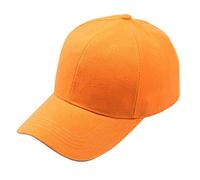 sunnymi Cap, Pure Farben Basecap Lässig Für Herren Damen Junge Mädchen Hüte Baby Hut Kappe Baseball Schick Freizeit und Sport Erreichte (Orange, One Size)