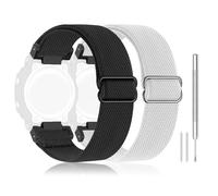 Sunnyson Dehnbare Nylon-Uhrenarmbänder, kompatibel mit Casio G-Shock DW-5600/8900/GWM5610, elastisches, weiches, verstellbares Ersatzband, kompatibel mit Casio Watch GA-100/GA-100C/GA-300, 2 Stück