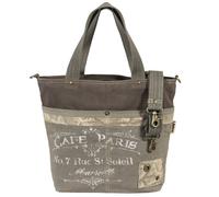 Sunsa Canvas Handtasche. Vintage Schultertasche. Vegane Damentasche