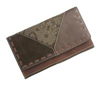 Sunsa Leder Geldbörse Damen Portemonnaie Brieftasche großer Geldbeutel