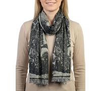 Sunsa Damen/Herren Schal, weich Winter Halstuch aus Baumwolle & Viskose. Große Unisex Herbst Winterschal. Tücher & Schals als Geschenkidee für Männer oder Frauen