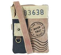 Sunsa Damen kleine Umhängetasche. Crossover Bag aus Canvas & Leder. Crossbody Tasche in Vintage Retro Stil. Schultertasche für Frauen oder Mädchen